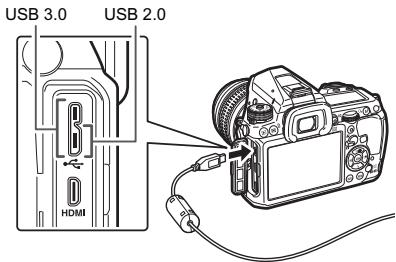 PENTAX K-3 II - Raccordement de l'appareil à un ordinateur - 1