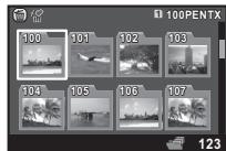 PENTAX K-3 II - Affichage des images par dossier - 1