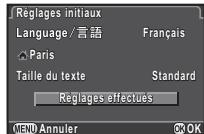 PENTAX K-3 II - Appuyez sur  pour sélectionner [réglages effectuels] puis appuyez sur OK. - 1