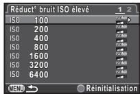 PENTAX K-3 II - Réduction du bruit lors d'une prise de vue avec une sensibilité ISO élevée - 3