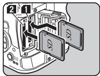 PENTAX K-3 II - Insertion d'une carte mémoire - 2