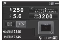 PENTAX K-3 II - Réglage du mode AF lors de prise de vue avec le viseur - 2