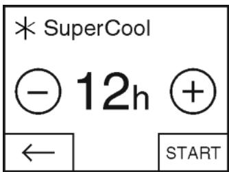 * SuperCool - 12h + ← START