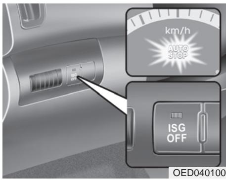 KIA - Systeme ISG (IDLE STOP AND GO) (le cas échéant) - 1
