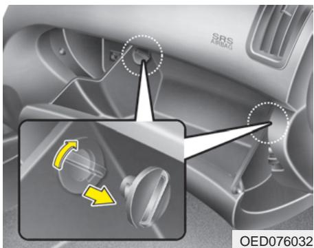 KIA - Filtre à habitacle (le cas échéant) - 1