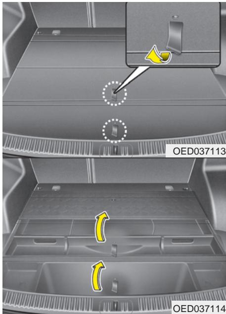 KIA - Console de lunettes de soleil (le cas échéant) - 1