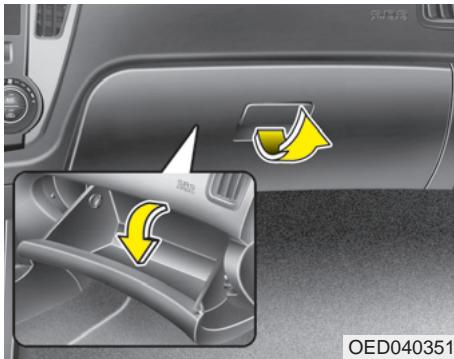 KIA - Console centrale de rangement - 1