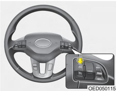 KIA - Système de commande du limiteur de vitesse (le cas échéant) - 1