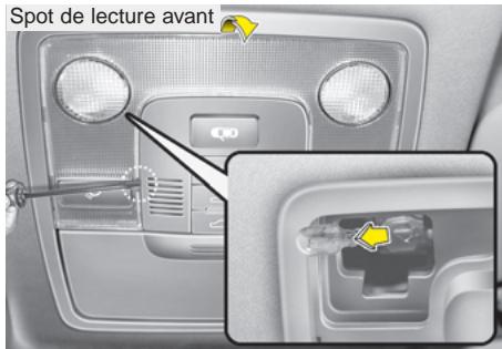 KIA - Remplacement de l'ampoule de l'éclairage de la plaque d'immatriculation - 1