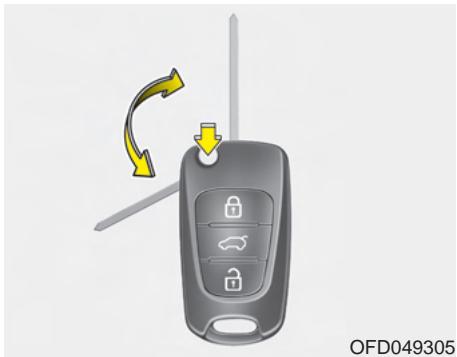 KIA - Fonctions de la clé - 1