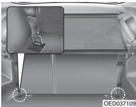 KIA - Pour installer le filet de protection - 1