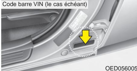 KIA - Étiquette d'homologation du vehicule (le cas échéant) - 3