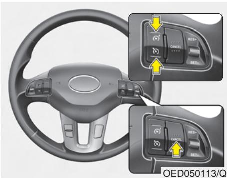 KIA - Pour régler la limite de vitesse : - 2