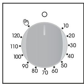 CANDY FXP 649 NX - BENUTZUNG DES TIMERS FÜR BACKZEITENDE - 1