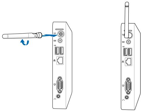 ASUS EEEBOX PC EB1007P-B0107 - Ligar a Wi-Fi através da antenna sem fios - 1