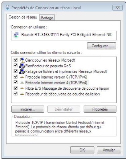 ASUS EEEBOX PC EB1007P-B0107 - Faites un cli c droit sur Connexion au reseau local et selectionnez Propriétés. - 2