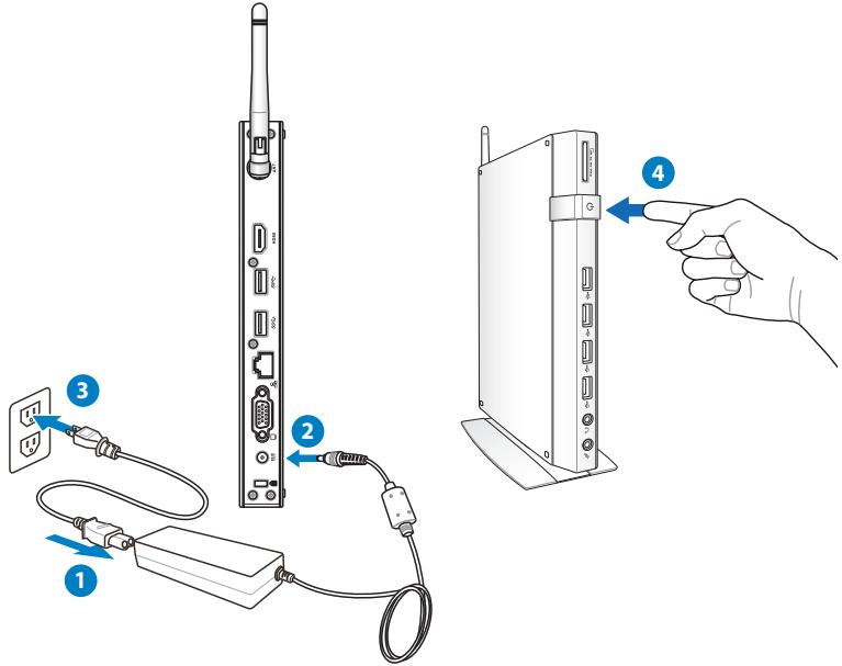 ASUS EEEBOX PC EB1033-B012G, EEEBOX PC EB1033-B014E - Wireless-Verbindung über die Antenne herstellen - 2