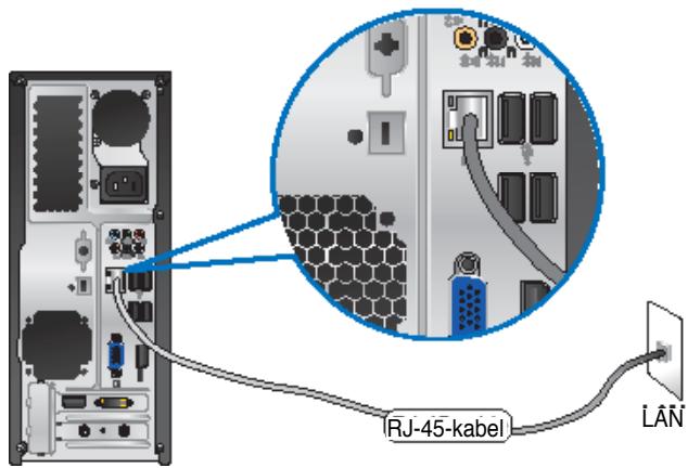 ASUS ESSENTIO CP6230-FR001S - Verbinden via het local area network (LAN-network) - 1