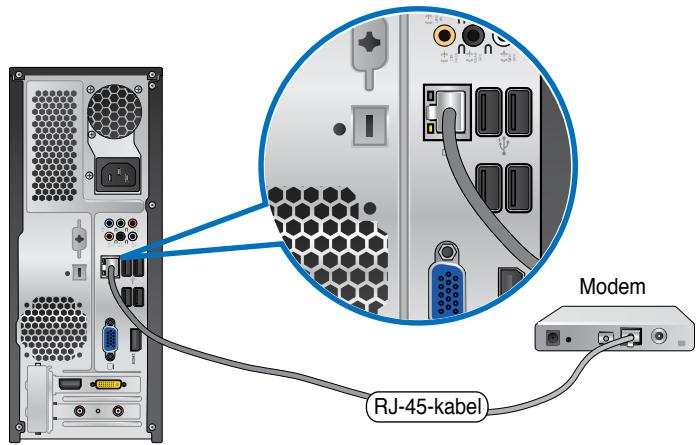 ASUS ESSENTIO CP6230-FR001S - Via een DSL/kabelmodem verstinden - 2