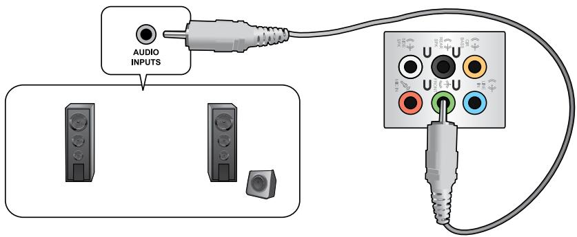 ASUS ESSENTIO CP6230-FR001S - Connecting 2-channel Speakers - 1