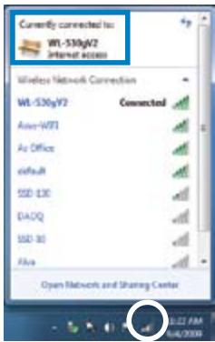 ASUS ESSENTIO CP6230-FR001S - Para ligar a uma rede sem fios: - 5
