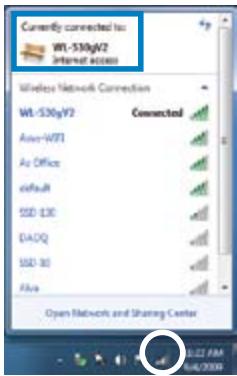 ASUS ESSENTIO CP6230-FR001S - Een verbinding makes met een draadloos netwerk: - 5