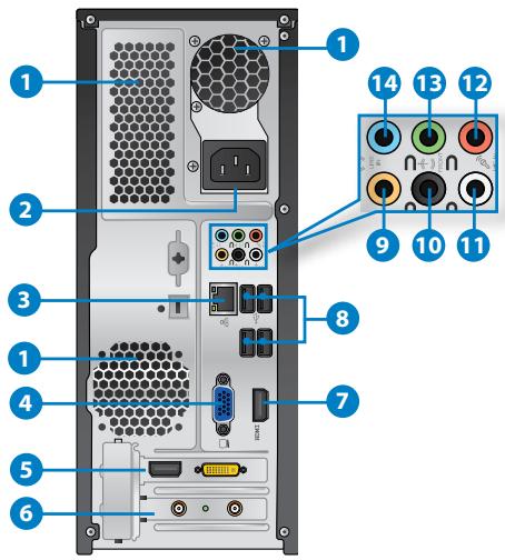 ASUS ESSENTIO CP6230-FR001S - Rückseite - 1