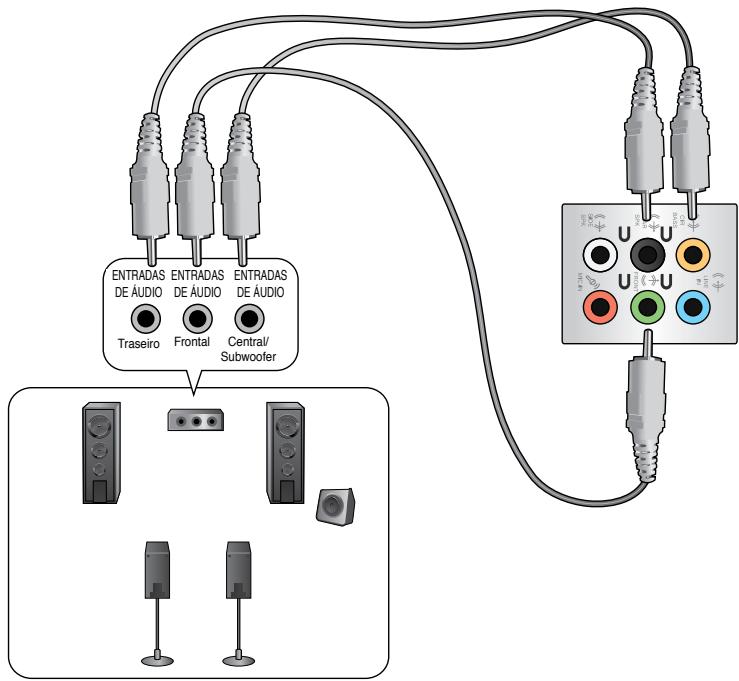 ASUS ESSENTIO CP6230-FR001S - Ligar altifalantes de 6 canais - 1