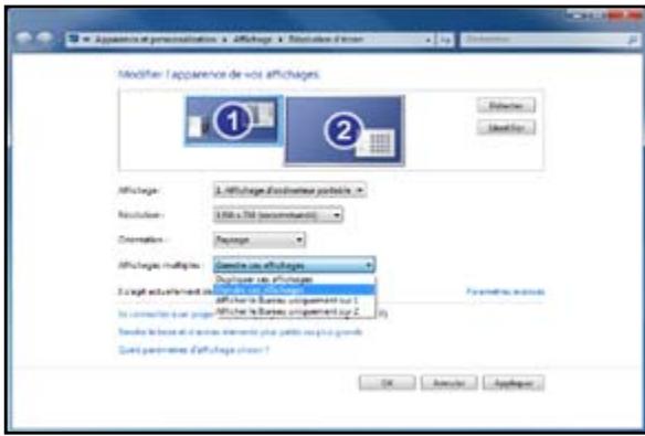 ASUS ESSENTIO CP6230-FR001S - Pour configurer plusieurs affichages : - 3
