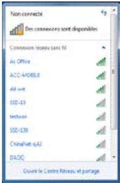 ASUS ESSENTIO CP6230-FR001S - Pour connecter l'ordinateur à un réseau sans fil : - 1