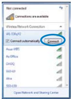 ASUS ESSENTIO CP6230-FR001S - To connect to a wireless network: - 2