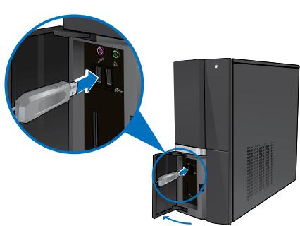 ASUS ESSENTIO CP6230-FR001S - So schreiben Sie einen USB-Datentrager an: - 1