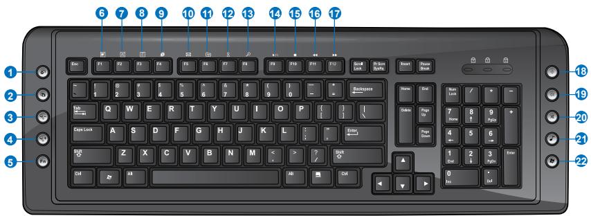 ASUS ESSENTIO CP6230-FR001S - ASUS SK-2045 keyboard - 1