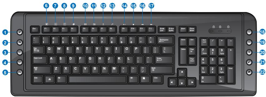 ASUS ESSENTIO CP6230-FR001S - Tastiera ASUS SK-2045 - 1