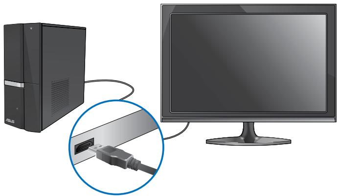 ASUS ESSENTIO CP6230-FR001S - Connessione di uno schermo ad alta definizione - 2