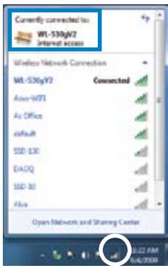 ASUS ESSENTIO CP6230-FR001S - To connect to a wireless network: - 5