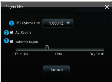 ASUS GX950,  GX950 - Seçenekler menusu - 1
