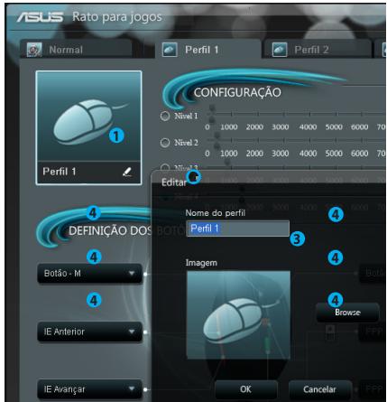 ASUS GX950,  GX950 - Menu de/perfil 1 - 1