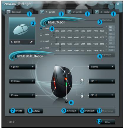 ASUS GX950,  GX950 - Fömenü - 1
