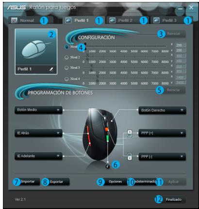 ASUS GX950,  GX950 - 主選單 - 1