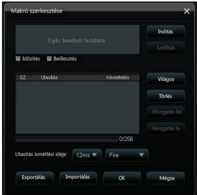 ASUS GX950,  GX950 - Edit Macro (Makro Szerkesztése) menu - 2