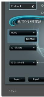 ASUS GX950,  GX950 - Meniul Editare macrocomenzi - 1