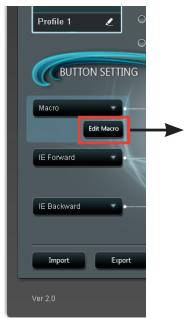 ASUS GX950,  GX950 - Edit Macro menu - 1