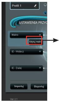ASUS GX950,  GX950 - Menu Edytuj makro - 1