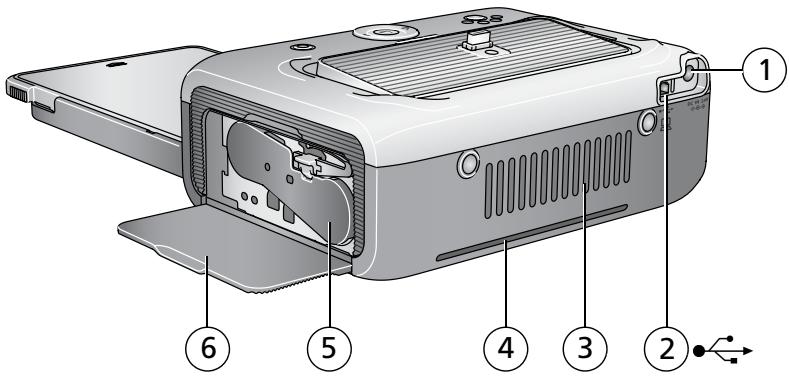 KODAK STATION D'IMPRESSION EASYSHARE SÉRIE 3 - Vue arrière/de dessus/latérale - 1