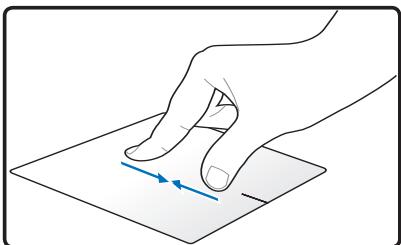 ASUS X75VD-TY197H - Illustrations sur l'utilisation du pavé tactile - 4