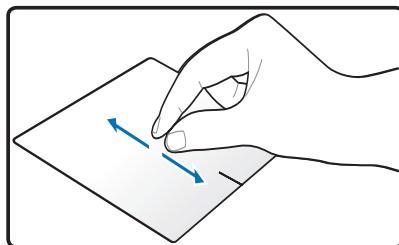 ASUS X75VD-TY197H - Illustrations sur l'utilisation du pavé tactile - 5
