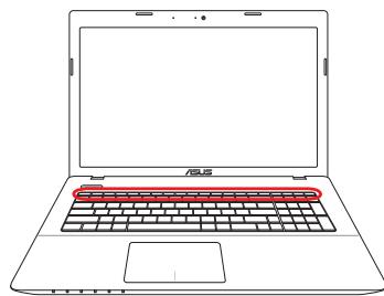 ASUS X75VD-TY197H - Touches colorées (sur une sélection de modèles) - 1
