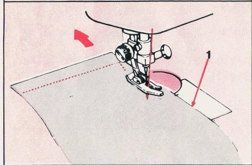 SINGER EUROPA 200 - TOURNER LE TRAVAIL A ANGLE DROIT - 3