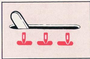 SINGER EUROPA 200 - REGLAGE DE LA POSITION D'AIGUILLE - 2